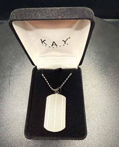 Kay jewelers silver rectangle - kay,
